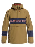 Kurtki narciarskie - Quiksilver Kurtka narciarska "Steeze" w kolorze khaki - miniaturka - grafika 1