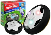 Piłki dla dzieci - PIŁKA NOŻNA POWIETRZNA LATAJĄCA PODUSZKA ŚWIECI Hover Ball DIODY LED - miniaturka - grafika 1