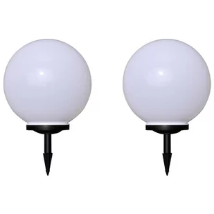 vidaXL Lampy do oświetlenia ścieżki, 2 szt., LED, 40 cm, z kołkami - Lampy ogrodowe - miniaturka - grafika 1