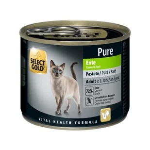 SELECT GOLD Pure Adult Pasztet Kaczka 6x200 g - Mokra karma dla kotów - miniaturka - grafika 1