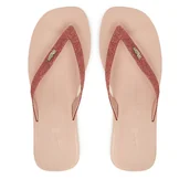 Klapki i japonki damskie - Japonki Melissa Melissa Sun Long Beach II Ad 35781 Różowy - miniaturka - grafika 1