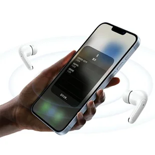 USAMS Słuchawki Bluetooth 5.3 TWS X-Don Series Dual mic ENC bezprzewodowe biały/white BHUXD02 (USAMS-XD18) - Słuchawki - miniaturka - grafika 6