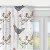 Firany - Firana SPRING wzór SP21 kury 140 x 280 cm - miniaturka - grafika 1