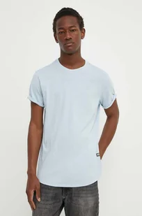 G-Star Raw t-shirt bawełniany x Sofi Tukker męski kolor niebieski gładki - Koszulki męskie - miniaturka - grafika 1
