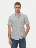 Koszule męskie - Tommy Hilfiger Koszula MW0MW38585 Beżowy Slim Fit - miniaturka - grafika 1