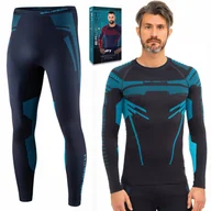 Koszulki męskie - BRUBECK DRY męska BIELIZNA TERMOAKTYWNA szybkoschnący komplet TERMICZNY - M - miniaturka - grafika 1