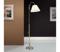 Lampy stojące - Orion Stl 12-1101/1 - Lampa podłogowa TONIA 1xE27/60W/230V 183 cm biały/brąz - miniaturka - grafika 1