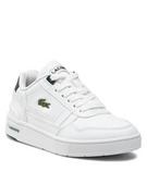 Buty dla chłopców - Lacoste Sneakersy T-Clip 0121 1 Suc 7-42SUC00041R5 Biały - miniaturka - grafika 1
