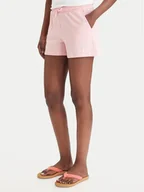 Spodenki damskie - Guess Szorty sportowe E6GD01 KCRZ1 Różowy Regular Fit - miniaturka - grafika 1