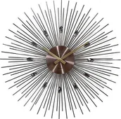 Zegary - JVD Zegar ścienny JVD HT431.2 z kryształkami, średnica 49,5 cm - miniaturka - grafika 1