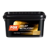 Farby wewnętrzne - FOX Dekorator Masa cienkowarstwowa RELIEF METALICZNY 002 aurum 1 kg - miniaturka - grafika 1