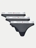 Majtki damskie - Tommy Hilfiger Komplet 3 par stringów UW0UW05532 Kolorowy - miniaturka - grafika 1
