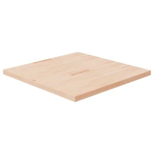 Kwadratowy blat do stolika, 90x90x4 cm, surowe drewno dębowe - Blaty meblowe i parapety okienne - miniaturka - grafika 1