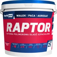 Gipsy i gładzie gipsowe - Gotowa polimerowa gładź szpachlowa Raptor 25 kg Franspol - miniaturka - grafika 1