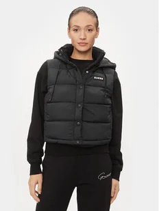 Guess Bezrękawnik Breana V4RL02 WFYE2 Czarny Regular Fit - Kamizelki damskie - miniaturka - grafika 1