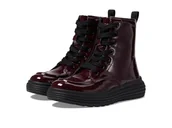 Botki damskie - Geox Dziewczęce botki J Phaolae, Dk Burgund, 10 UK Child - miniaturka - grafika 1