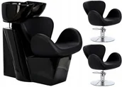Myjki fryzjerskie - Zestaw myjnia fryzjerska fotel fryzjerski armatura - miniaturka - grafika 1