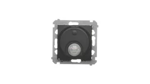 Simon Simon 54 Łącznik z czujnikiem ruchu z przekaźnikiem z zab. (moduł) 8(2)A 230V czarny mat do instalacji 3-przew. DCR11P.01/49 DCR11P.01/49 - Wyłączniki światła i elektryczne - miniaturka - grafika 1