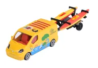 Samochody i pojazdy dla dzieci - MAJORETTE FRENCH TOUCH RENAULT TRAFIC + PRZYCZEPA Z KAJAKAMI 1:64 212055014 - miniaturka - grafika 1