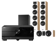 Kino domowe - Yamaha RX-A8A (czarny) + Diva 6 + 7 (dąb) + BASSO 880 (czarny) - miniaturka - grafika 1