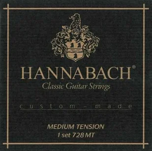 Hannabach Klassik Gita rrensaiten Serie 728 Medium Tension Custom Made  komplet 652687 - Struny gitarowe  - miniaturka - grafika 1