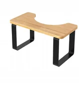 Krzesełka i taborety dla dzieci - Podnóżek TOALETOWY WC Podest TABORET Łazienkowy ANTYPOŚLIZGOWY DREWNIANY - miniaturka - grafika 1