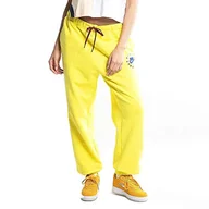 Spodnie damskie - Nike Damskie spodnie W Nsw Nsw Flc Ft Bf Opti Yellow/Indigo XS - miniaturka - grafika 1