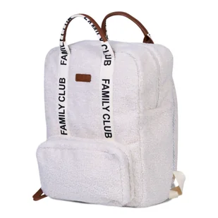 Childhome Plecak Family Club Signature Teddy Off white - Zestawy naczyń dla dzieci Childhome Plecak Family Club Signature Teddy Off white - Zestawy naczyń dla dzieci - miniaturka - grafika 1
