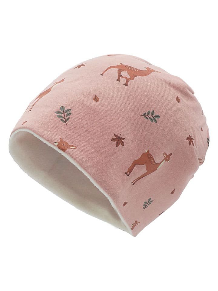 MaxiMo Czapka beanie w kolorze jasnoróżowym