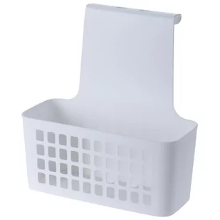 Koszyk półka zawieszany na drzwi PP biały - Pojemniki kuchenne - miniaturka - grafika 1