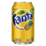 Soki i napoje niegazowane - IMPORT FANTA PINEAPPLE 355ML Zestaw 12 sztuk - miniaturka - grafika 1