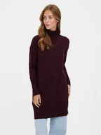 Sukienki - Vero Moda Sukienka dzianinowa 10199744 Fioletowy Regular Fit - miniaturka - grafika 1