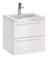 Szafki łazienkowe - Szafka z Umywalką ROSEN 50 cm - Uchwyt Biały - miniaturka - grafika 1