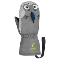 Rękawice narciarskie - Dziecięce Rękawiczki REUSCH SWEETY MITTEN 62/85/470/9033 – Szary - miniaturka - grafika 1
