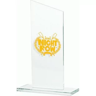 Trofeum szklane grawerowane + wypełnienie farbą - Gadżety dla kibiców - miniaturka - grafika 1