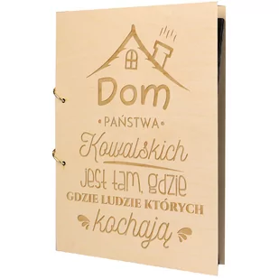 DREWNIANY ALBUM PARAPETÓWKA PREZENT GRAWER Z2 - Dekoratorstwo - miniaturka - grafika 1