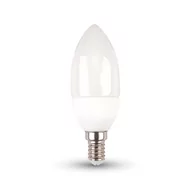 Żarówki LED - V-tac Żarówka LED VT-2033 E14 37X100MM 3W 6400K 250LM Termo plastik świeczka - miniaturka - grafika 1