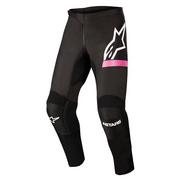 Odzież motocyklowa - Alpinestars Stella Fluid Chaser spodnie czarny/różowy Fluo Sz 34 482-976134 - miniaturka - grafika 1