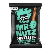 Paluszki - Mr Nutz Paluszki solone z nadzieniem z orzeszkami ziemnymi, orzechami laskowymi i karmelem 120 g - miniaturka - grafika 1
