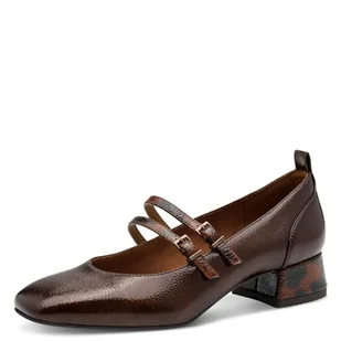 Tamaris Damskie czółenka z paskiem 1-22318-43 czółenka, brązowy grzebień, 36 EU, Brązowy grzebień, 36 EU - Czółenka - miniaturka - grafika 1