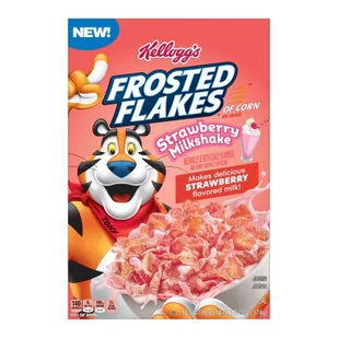 Płatki Strawberry Milkshake Frosted Flakes 374g Kellogg's - Płatki śniadaniowe i musli - miniaturka - grafika 1