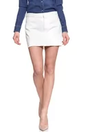 Spódnice - Wrangler, Spódniczka damska, Retro Skirt White Damaged W241Dm12Q, rozmiar S - miniaturka - grafika 1