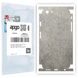 Folia naklejka skórka strukturalna na TYŁ+BOKI do Apple iPhone 6s -  Beton - apgo SKINS - Szkła hartowane na telefon - miniaturka - grafika 1
