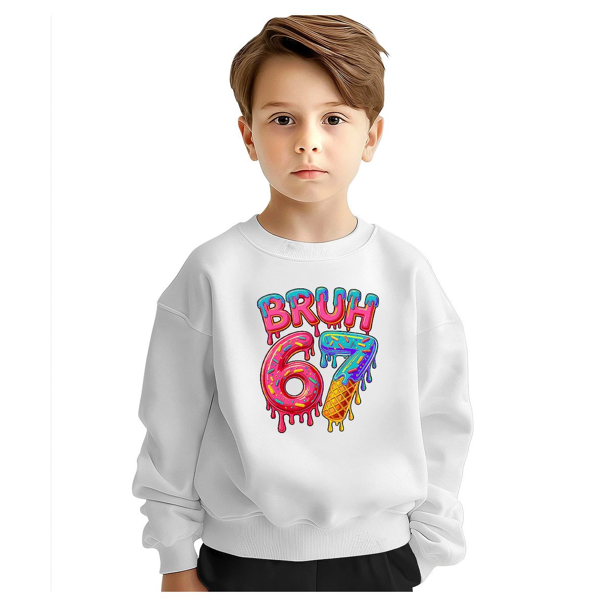 BLUZA DZIECIĘCA 67 SIX SEVEN VIRAL 134-140 DLA CHŁOPCA DZIEWCZYNKI