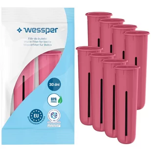 8X Wkład / Filtr Wessper (Zamiennik) Do Butelek Filtrujących Dafi Różowy - Wkłady filtrujące - miniaturka - grafika 1