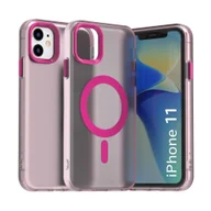 Etui i futerały do telefonów - Etui matowe Supero Candycase Magsafe do iPhone 11, różowe - miniaturka - grafika 1