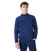Bluzy męskie - WRANGLER STRUCTURED KINT MĘSKA BLUZA DARK INDIGO W8B8QSX1E 112132396 - Wrangler - miniaturka - grafika 1