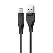 Kable USB - Acefast kabel MFI USB - Lightning 1,2m, 2,4A czarny (C3-02 black) C3-02-A-L black - miniaturka - grafika 1