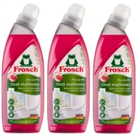 Środki do WC - Frosch Płyn do czyszczenia wc malinowy Zestaw 3 x 750 ml - miniaturka - grafika 1