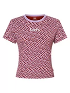 Koszulki i topy damskie - Levi's - T-shirt damski, wielokolorowy|czerwony|lila|różowy - miniaturka - grafika 1